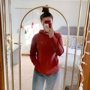 Hollister burnt orange hoodie